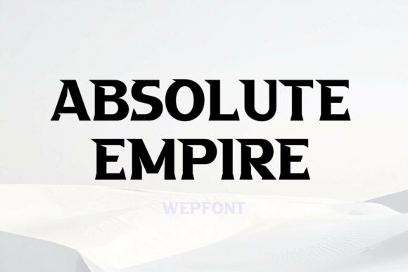 Absolute Empire Font for Bold Branding