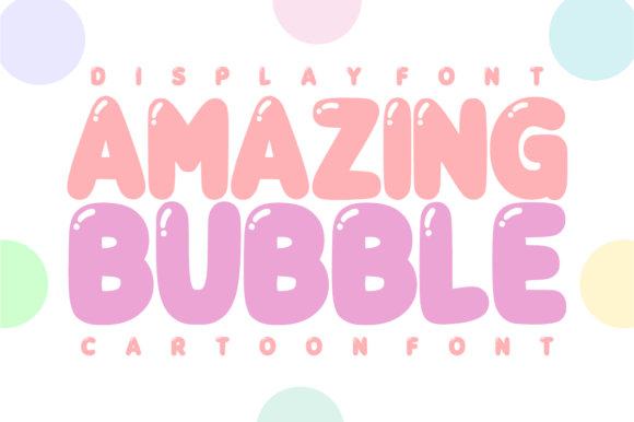 Amazing Bubble Font for Web Design