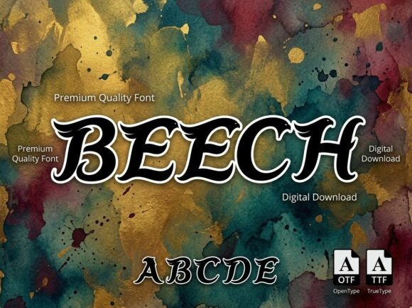 Beech Font: Bold & Graceful