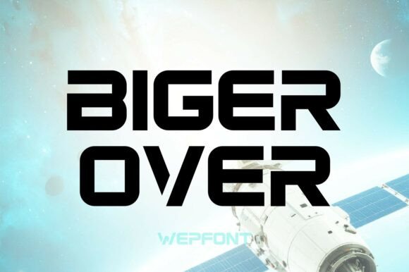 Biger over Font