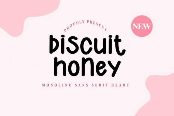 Biscuit Honey Font for Festive Web Design