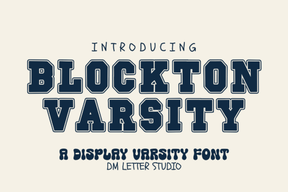 Blockton Varsity Font