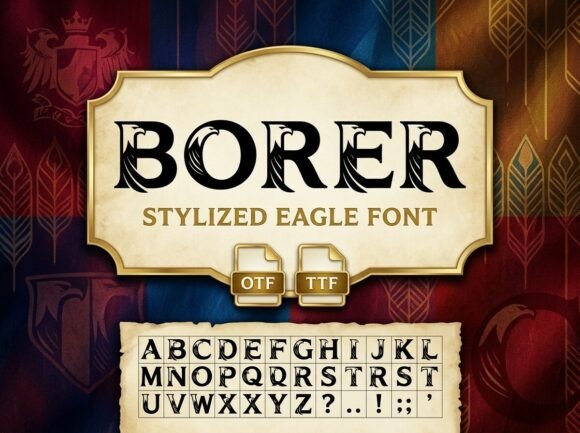 Borer Font: Bold and Majestic