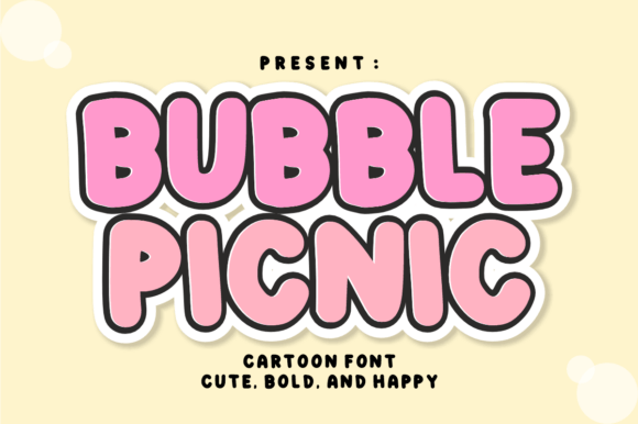 Bubble Picnic Font Review