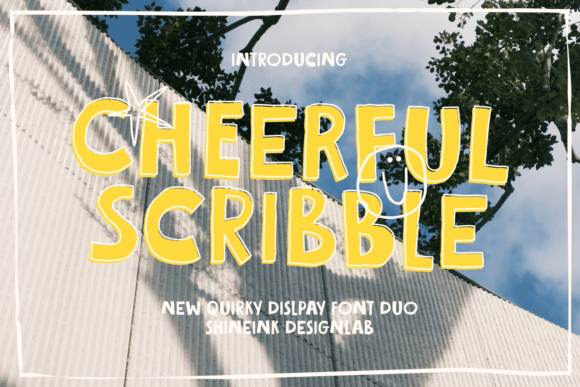 Cheerful Scribble Font for Web Design