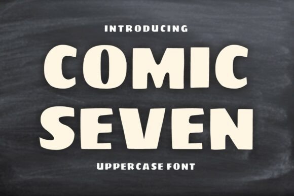 Comic Seven Font for Bold Branding