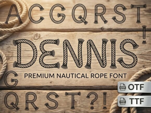 Dennis Font for Maritime Branding