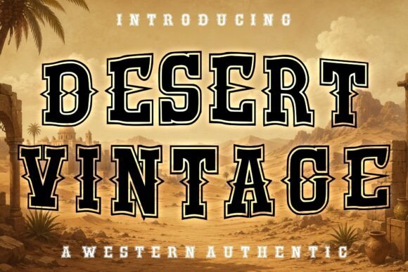 Desert Vintage Font for Bold Branding