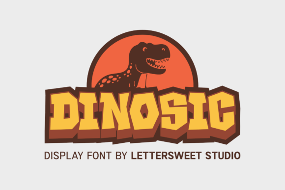 Dinosic Font for Creative Projects