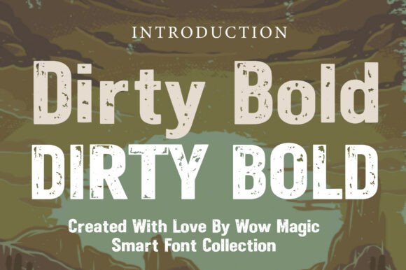 Dirty Bold Font for Creative Projects