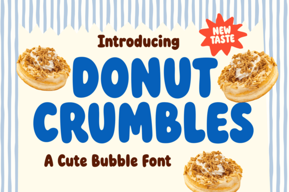 Donut Crumbles Font for Web Design