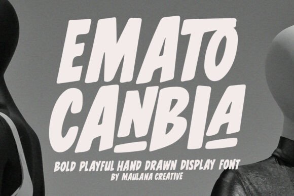 Emato Canbia Font for Bold Design