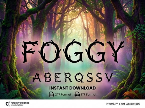 Foggy Font: Bold Display Type