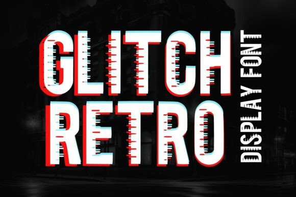 Glitch Retro Font for Bold Campaigns