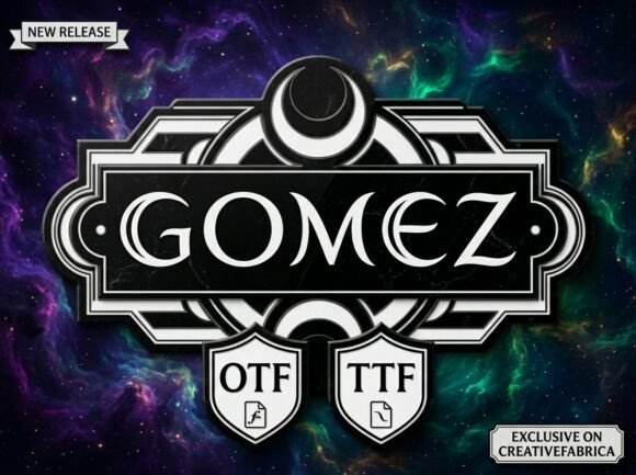 Gomez Font for Creative Projects