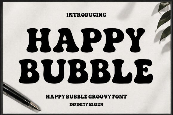 Happy Bubble Font for Bold Branding