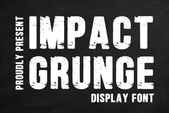 Impact Grunge Font for Bold Campaigns