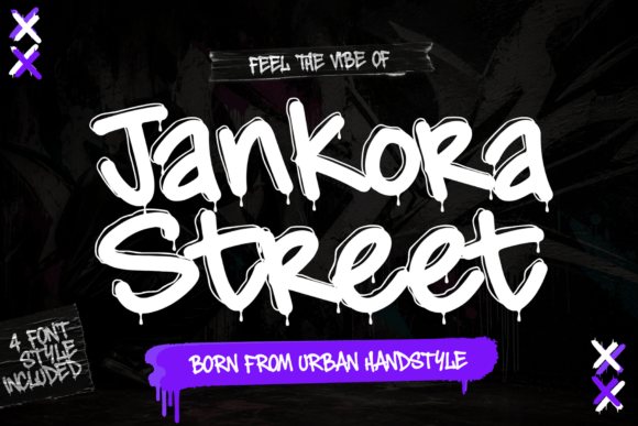 Jankora Street Font for Creative Projects