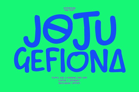 Joju Gefiona Font for Web Design