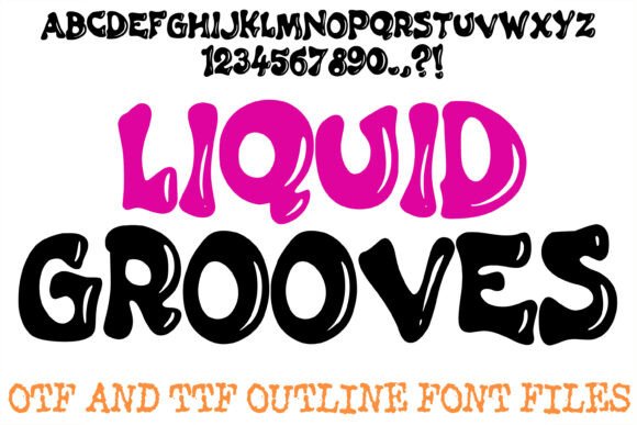 Liquid Grooves Font for Bold Branding