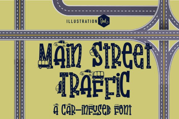 Main Street Traffic Font