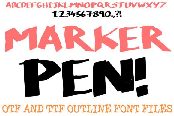 Marker Pen Font for Bold Branding