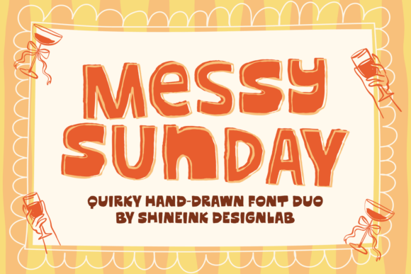 Messy Sunday Font for Creative Design