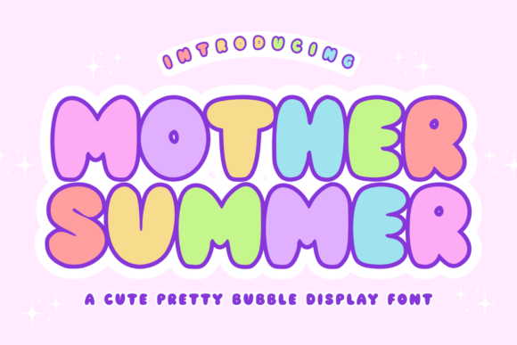 Mother Summer Font for Creative Projects