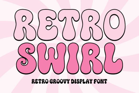 Retro Swirl Font for Bold Branding