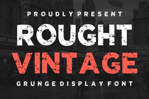 Rought Vintage Font