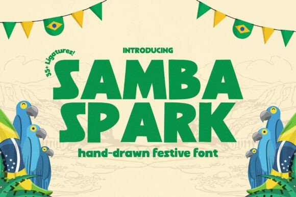 Samba Spark Font for Vibrant Branding