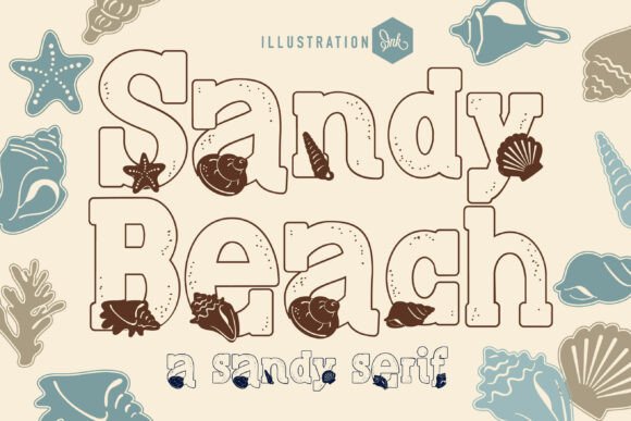 Sandy Beach Font: A Coastal Serif for Creative Design