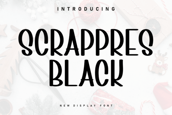 Scrappres Black Font for Business