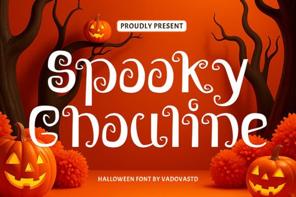 Spooky Ghouline: A Display Font for Enchanting Design