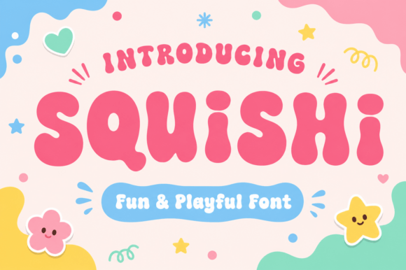 Squishi Font: Playful Display for Creative Makers