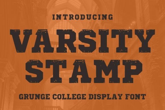 Varsity Stamp Font for Bold Branding