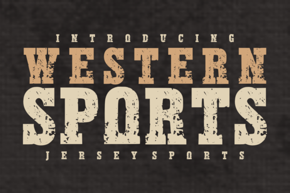 Western Sports Font for Creative Projects