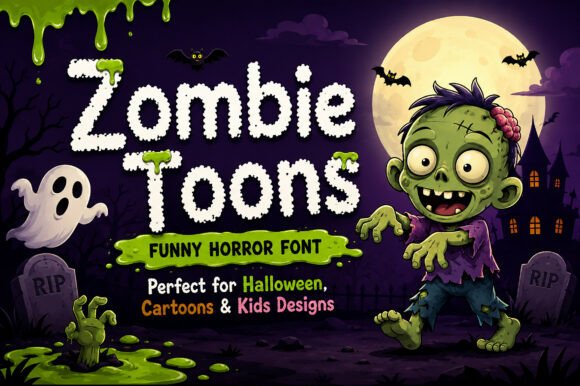 Zombie Toons Font for Web Design